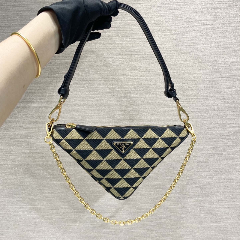 Pra*a triangle pouch